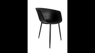 zenartti furniture PP chair with metal legs