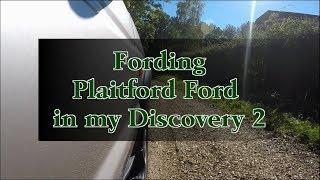 Fording Plaitford Ford in my Discovery 2