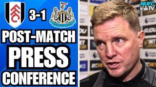 Eddie Howe REACTS to our BAD Performance to Fulham! | Fulham 3-1 Newcastle