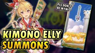 One Kimono Elisanne, please! - Summoning on Gala Dragalia Remix | Dragalia Lost