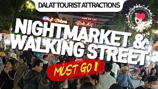 Dalat Nightmarket & Walking Street on Sunday 달랏야시장