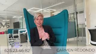 Hola Soy Carmen Redondo. Directora Comercial en CMS Inmobiliaria. Estoy aquí para ayudarte