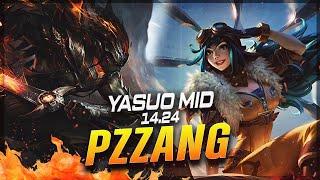 PZ ZZANG - Yasuo vs Irelia MID Patch 14.24 - Grandmaster Yasuo Gameplay