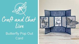 Craft and Chat : Butterfly Pop Out Fun Fold Card