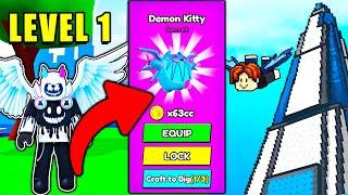 NOOB Buys BEST PET To Climb WORLD TRADE CENTER in Climb and Jump Tower! (Roblox)