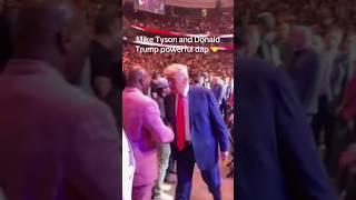Mike Tyson and Donald Trump powerful dap at UFC  #miketyson #donaldtrump #trump #fyp #viral #ufc