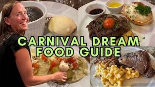 Carnival Dream Cruise Ship Food: Included Options, Extras, & Reviews!