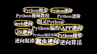 全网最完整系统的Python爬虫逆向01（JS逆向）教程，通透细讲，学完直接上岸接单，手把手带你学精学透，少走99%的弯路！