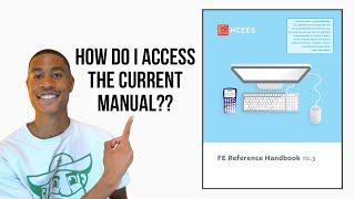 How to access the FE Reference Handbook Manual