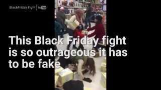 This Black Friday fight is definitely a hoax