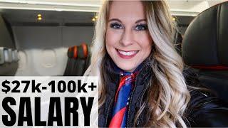 HOW MUCH DO FLIGHT ATTENDANTS MAKE?!