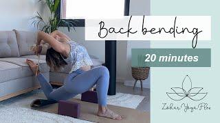 Beginner-friendly Back Bending routine to increase Back Flexibility (FOLLOW ALONG)