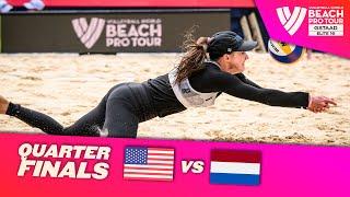 Nuss/Kloth vs. Stam/Schoon - Quarter Finals Highlights | Gstaad 2024 #BeachProTour