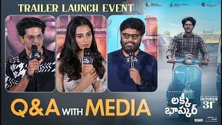 Q&A With Media @ Lucky Baskhar Trailer Launch Event | Dulquer Salmaan | Meenakshi | @Mythrimediatv