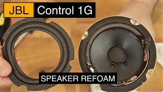 JBL Control 1G - SPEAKER REFOAM ,SPEAKER REPAIR ,Sicken Reparatur