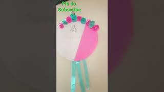 simple wall hanging #crafting #sneha 's wonder world