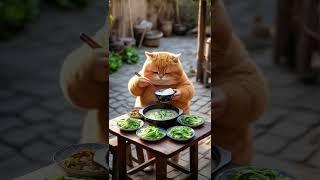 EATING CAT ️