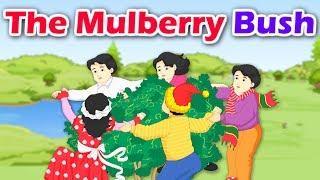 The Mulberry Bush | English Nursery Rhyme with Lyrics | Baby Song | Kidda Junction