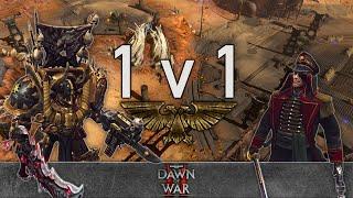 Warhammer 40k: Dawn of War 2 - 1v1 | Fear - Chaos Lord [vs] Aveend - Lord Commissar