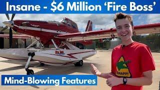 Unbelievable Features of the FIRE BOSS Aircraft. Detailed Pilot Tour