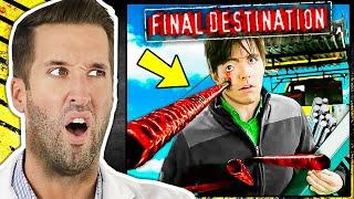 Doctor ER Reacts to Final Destination Injuries | Compilation