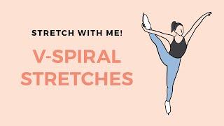 V-SPIRAL STRETCHES || OFF-ICE TRAINING | Coach Michelle Hong