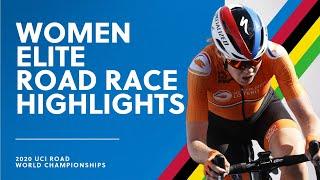 Women Elite Road Race Highlights | 2020 UCI Road World Championships