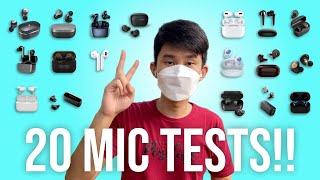 Best Earbuds For Outdoor Calls?! - 2021 TWS Mic Test Comparison