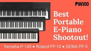 Portable pianos in comparison: Roland FP-10 vs. Yamaha P-145 vs. Gewa PP 3