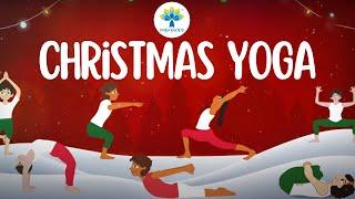 Christmas Yoga Poses | Warm ups & Asanas for Kids | X'mas Special | Yoga Guppy