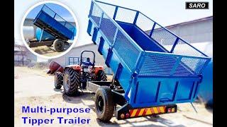 Introducing the SARO Agro Multi-purpose Tipper Trailer 