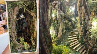 Filmmaker Creates Amazing Enchanted Forest Book Nook