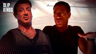 Stallone and Van Damme: Epic Fight | The Expendables 2