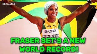 MUST SEE: Shelly-Ann Fraser Leaves Jamaicans Breathless After Breaking Another World Record