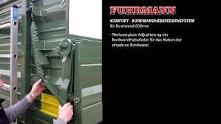 FUHRMANN - Komfort Bordwandhebefedernsystem für Bordwand 600 mm