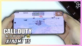 Xiaomi 15 Call of Duty Mobile Gaming test CODM | Snapdragon 8 Elite, 120Hz Display
