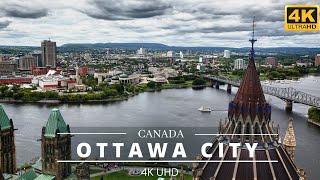 Ottawa 4K Drone Footage | Capital of Canada | Cinematic Aerial Film | Ottawa City Centre