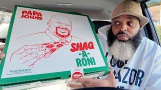 Papa John's SHAQ-A-RONI Pizza Review! | SLAM DUNK!!