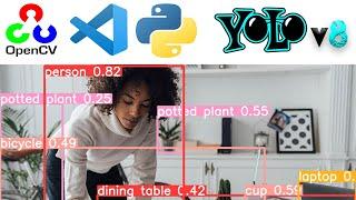 YOLOv8 in python environment for object detection | VSCode | OpenCV implementation of YOLO