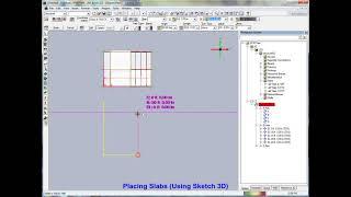 SP3D # 07  Place Slab   Using Sketch 3D