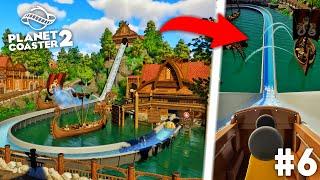 Planet Coaster 2 NEW Ride & Viking Area COMPLETE in my Theme Park!!!