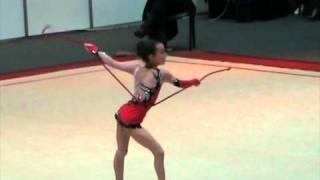 Asya Ivanova Rope Final Bulgarian Championship Elite cat. 2011