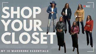 SHOP YOUR CLOSET | MY TOP 10 FALL WARDROBE ESSENTIALS | J'EN RESTYLE FASHION