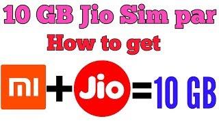 Jio 10GB FREE DATA Voucher for Xiaomi Redmi Phones I Jio Partner Offer November 2017