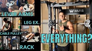 B52 Major Fitness All-in-One Rack, Lever Arms, Leg Extension Review