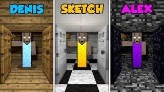 DENIS vs SKETCH vs ALEX - GRANNY'S NEW HOUSE in Minecraft! (The Pals)