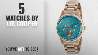 Top 10 Lee Cooper Watches [2018]: Lee Cooper Analog Blue Dial Women's Watch-LC06212470