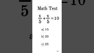 Simple Algebra #maths challenge #puzzle #video #game #riddles