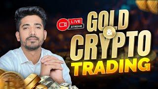 Live Market Analysis For Gold & Crypto || 28 November  || #goldtrading #bitcoin #cryptotrading