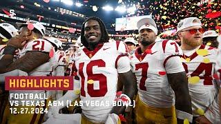 Football: USC 35, Texas A&M 31 (Las Vegas Bowl) - Highlights (12/27/24)